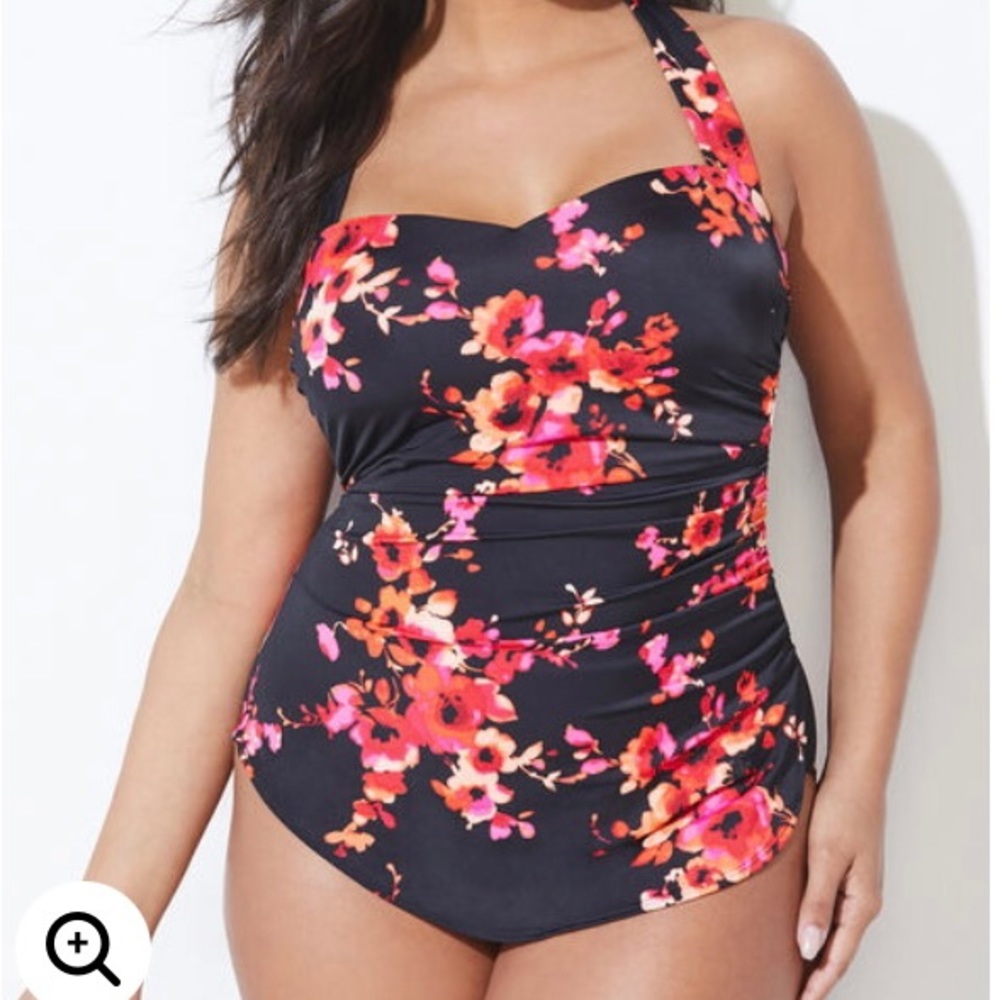 Swimsuits for all Chlorine resistance H-back sarong one piece